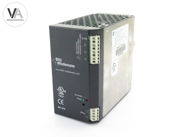 Bihl+Wiedemann Netzteil Power Supply Typ: BW 1676 / 149001-513023