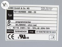 Jumo programmierbarer Temperaturwächter Temperaturbegrenzer 701140/8888-888-23