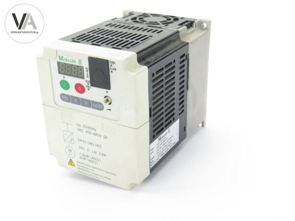 Moeller Frequenzumrichter Inverter 1.5 kW 400 Hz DF513401K5 / DF51-340-1K5
