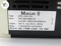 Moeller Frequenzumrichter Inverter 1.5 kW 400 Hz DF513401K5 / DF51-340-1K5