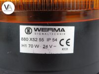 Werma Signalleuchte Warnleuchte Drehsiegel 24v 70W IP54 / 880 X52 55