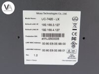Moxa UC7420LX computer with 8 serial ports dual LANs USB PCMCIA UC-7420-LX