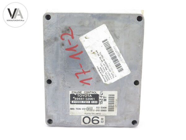 Toyota Yaris Motorsteuergerät ECU 211000-7211 / 8966152061 /  89661-52061