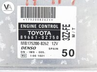 Toyota Motorsteuergerät ECU MB175200-8262 / 8966102750 / 89661-02750