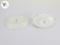 11-teiliges Service Crown Staffordshire Green Ivy Leaf Fine Bone China Set