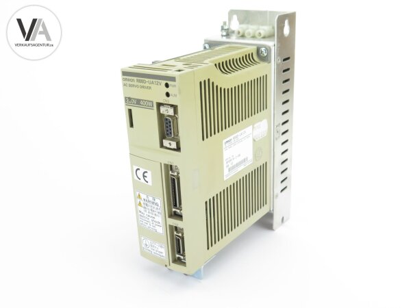 Omron AC Servo Driver 200V 400W R88D-UA12V / 9P0919-3-86