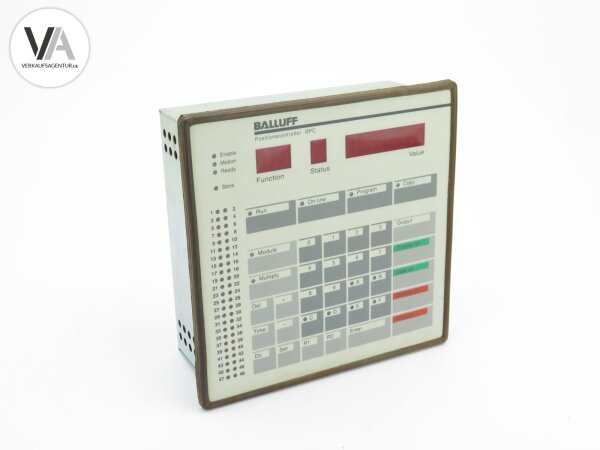 BALLUFF Positionsregler Bedienpanel  15-30VDC Vers.1.2 / BPC A00360-E1-48P-09-E