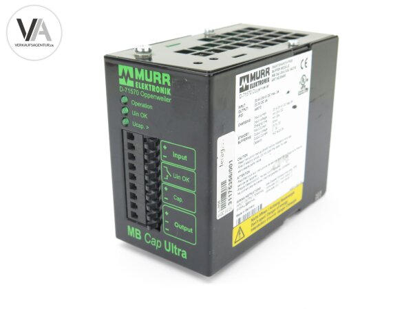 Murr Elektronik MB Cap Ultra 3/24 1A/21S 23.3V DC 85460