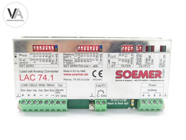 Soemer Messverstärker 20mA 10V LAC 74.1 / 74.111.2.v.2.00