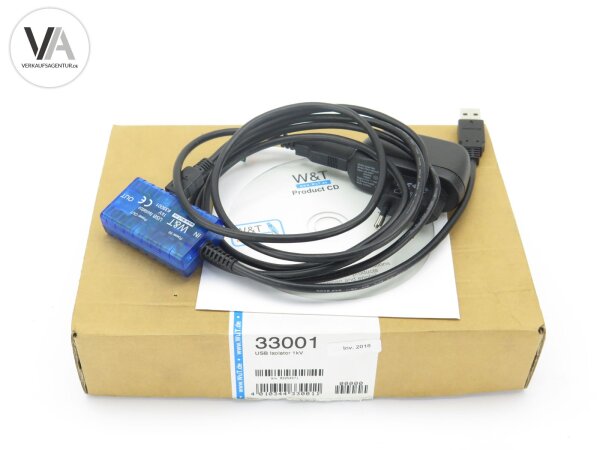 W&T USB 2.0-Isolator 1kV-Isolationsspannung min. 1000 V DC 33001