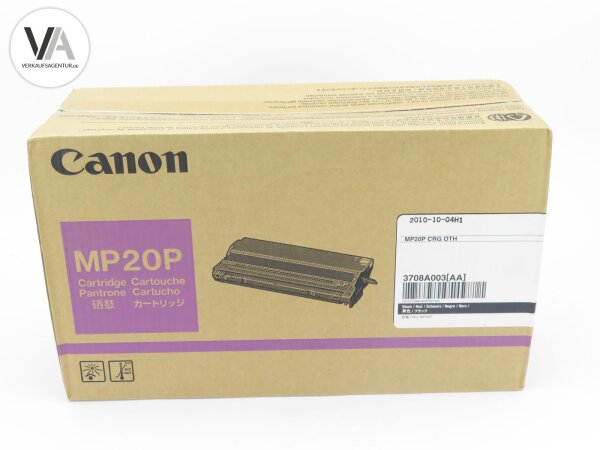 Original Canon MP20P schwarz black Tonerkassette Mikrodrucker 3708A003 (AA)