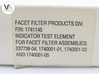 Facet Filter Products Indicator Test Element PN 1741145