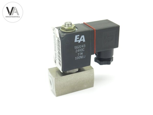 EA 2/2-Magnetventil, G1/4", DN2.5, 24VDC Edel./FKM, DC=0-15bar MEAG2D332243425
