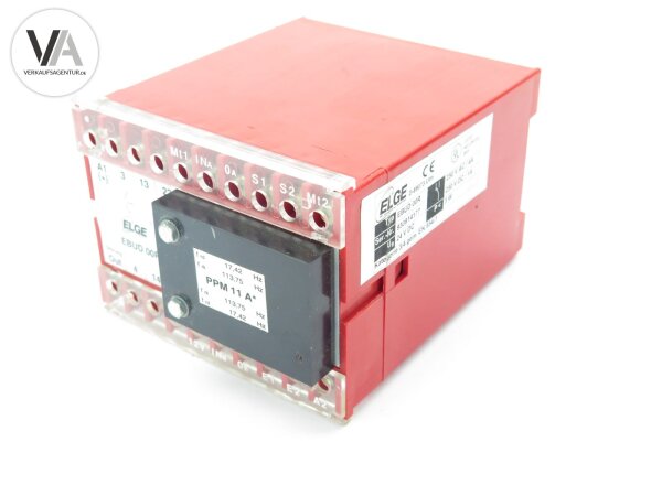 ELGE Weg- und Drehzahlauswertung EBUD 00R 24VDC 17,23 Hz / 113,75 Hz PPM 11 A