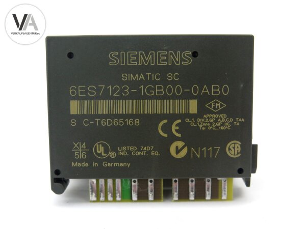 Siemens Simatic SC 6ES7 123-1GB00-0AB0 /  6ES7123-1GB00-0AB0