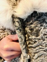 Persianer Damenmantel Pelzmantel Your Sixth Sense 36/38 S/M mit Pelz/Fell