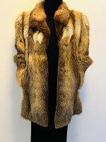 Pelzmantel Damenmantel Fur Fuchsfell Echtpelz 36/38 S/M