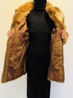Pelzmantel Damenmantel Fur Fuchsfell Echtpelz 36/38 S/M