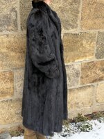 Nerz Pelzmantel Your Sixth Sense Black Excellent MINK Damenmantel Echtpelz 36/S