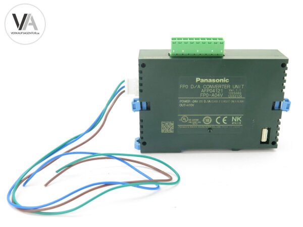 Panasonic Konverter Programmable Logic Controller AFP04121 / FP0A04V / FP0-A04V