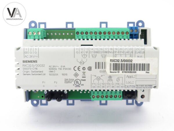 Siemens Raumsteuerung Controller S55373-C116 / RXC32.5/00032