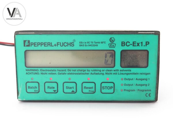 Pepperl+Fuchs Controller Interface Panel Bedieneinheit BC-EX1.P / 37937