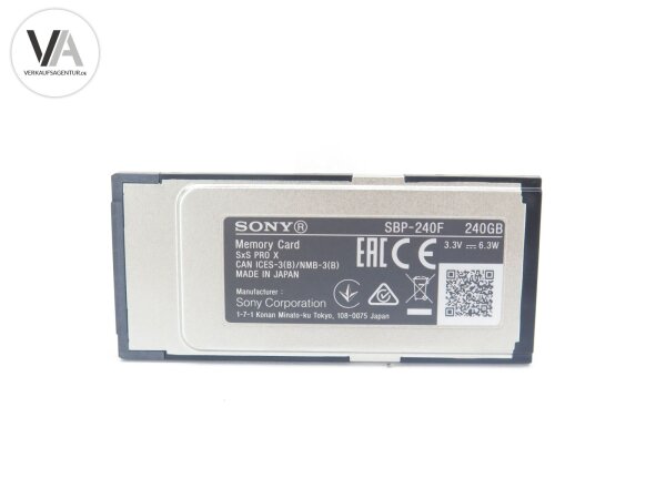 Sony SxS Memory Card 240 GB SxS Pro X SBP 240F / SBP-240F