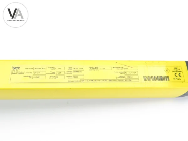 Sick Sichheitslichtschranke Lichtgitter 1050mm 1018667 /...
