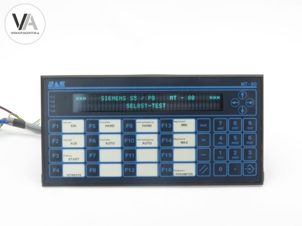 SAE Bedientafel Bedienpanel 24V V.24/RS232C MT80 / MT-80