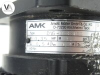 AMK Servomotor 0,35kW 350V 1A 3000n/min Zahnriemenscheibe Welle19mm DV5-1-4-TBO