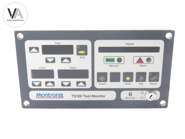 Montronix Bedienpanel Monitor Rev.3 TS100FP V1.02 Tool Monitor TS100