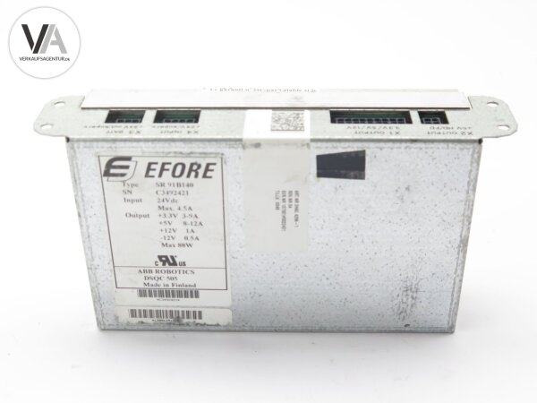 Efore ABB Robotics Stromversorgung DSQC 505 24Vdc MAX88W SR 91B140 / SR91B140