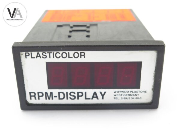 Plasticolor RPM-Display Transistor Control Panel Interface PC90/02