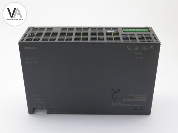 Siemens Sitop Power 40 6EP14372BA10 / 6EP1437-2BA10 / 6EP1 437-2BA10