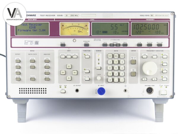 Rohde & Schwarz Test Receiver ESVB 20-2050MHz 1052.1510.10