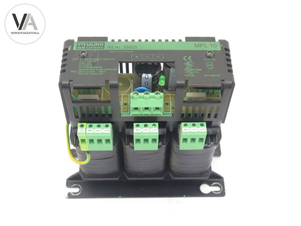 Murr Trafonetzgerät 380/400/420V 50/60Hz 3x0,55A MPL 10 / 85925