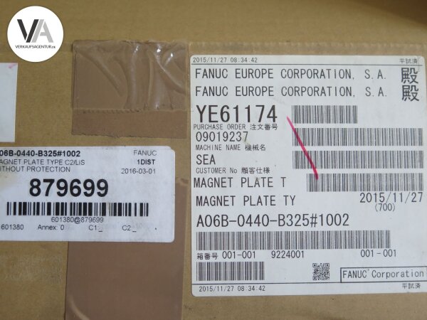 Fanuc Magnet Platte Magnetic Plate A06B-0440-B325#1002
