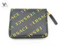 Original Versace 100% Leder Geldbörse Portemonnaie Neu mit Etikett/Etui