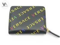 Original Versace 100% Leder Geldbörse Portemonnaie Neu mit Etikett/Etui