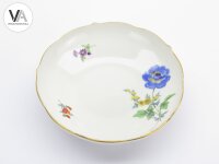 Meissen Porzellan Kaffeeservice Kaffeegedeck bunte Blume 2 Blau 2. Wahl