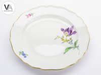 Meissen Porzellan Kaffeeservice Kaffeegedeck bunte Blume 2 Lila Gelb 2./4. Wahl