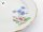 Meissen Porzellan Kaffeegedeck Kaffeeservice bunte Blume 2 Blau 2. Wahl
