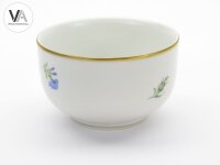 Meissen Porzellan Zuckerdose bunte Blumen 2 Orange Gelb 2. Wahl