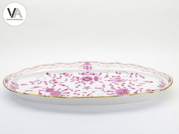 Meissen Porzellan Servierplatte Große Platte Indisch Purpur Ø 60cm 1.Wahl