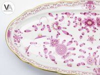 Meissen Porzellan Servierplatte Große Platte Indisch Purpur Ø 60cm 1.Wahl
