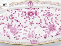 Meissen Porzellan Servierplatte Große Platte Indisch Purpur Ø 60cm 1.Wahl