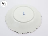 Meissen Porzellan Reliefteller Reliefschale weiß Goldrand 2. Wahl  Ø 26.5 cm