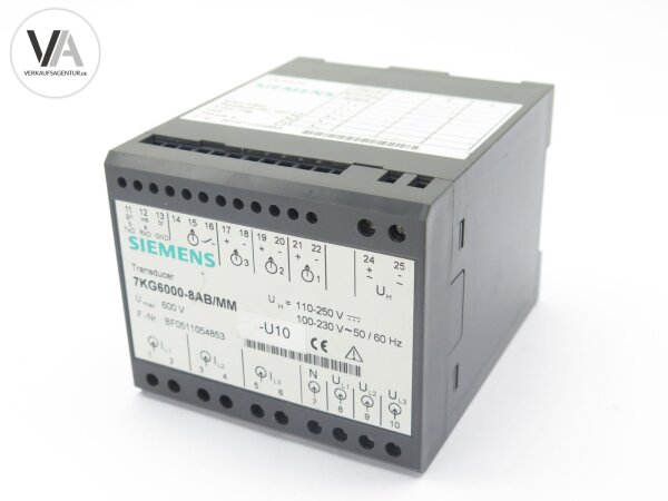 Siemens Transducer V02.04 7KG60008ABMM  / 7KG6000-8AB/MM