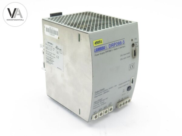 Lambda Netzteil Power Supply Stromversorgung 24VDC / 10A DRP288-3