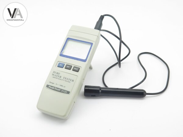 PeakTech 5125 Leitfähigkeitsmessgerät Reinstwasser-Messgerät